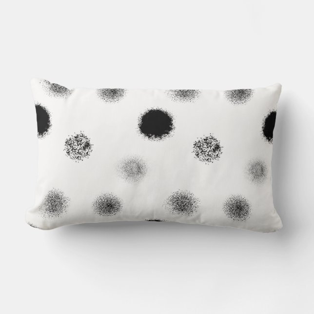 Texturerad cirkel Abstrakt Dekorativ kudde (Framsida)