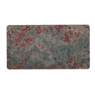 Texturerad gammal rostig metall fraktsedel