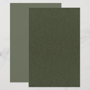 Texturerad Grönt Stationery - Anpassade Brevpapper
