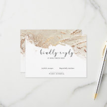 Texturerad Guld Faux Foil Elegant OSA kort