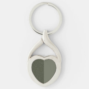 Texturerad Hjärtnyckelring för anpassningsbar med  Twisted Heart Silverfärgad Nyckelring