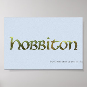 Texturerad HOBBITON™ Poster