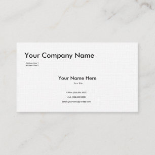 Texturerad Linen Business Card-mall Visitkort