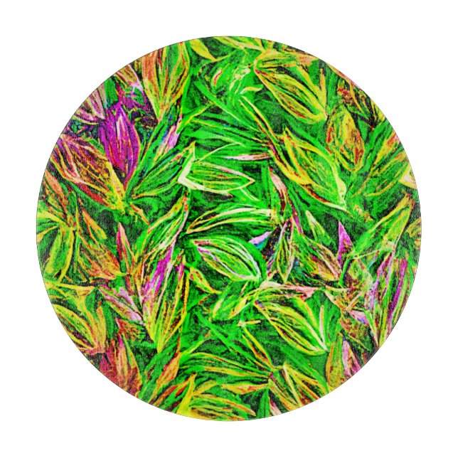 Texturerad Löv Garden Art (Framsidan)