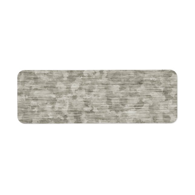 Texturerad Metall i blottchy Anodized Returadress Etikett (Framsidan)