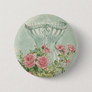 Texturerad Mint för rosa ros för Knapp