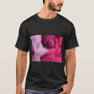 Texturerad Mönster T-Shirt – Stilig Djup & Modern