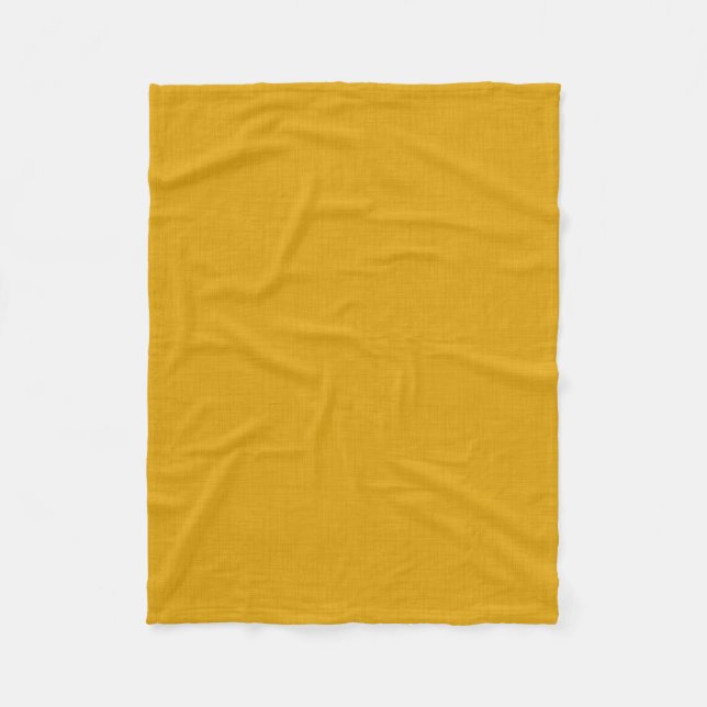 Texturerad Mörk Guld Fleecefilt (Framsidan)