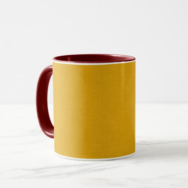 Texturerad Mörk Guld Mugg (Framsida vänster)