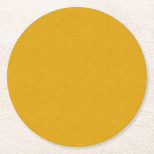 Texturerad Mörk Guld Underlägg Papper Rund