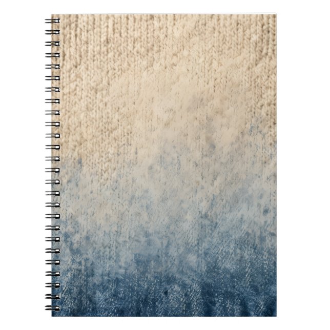 Texturerad övergång anteckningsbok (Framsidan)