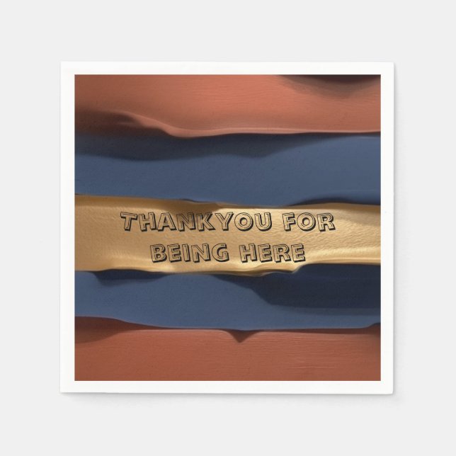 Texturerad  pappersservett (Framsidan)