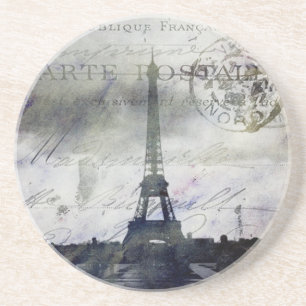 Texturerad Paris kustfartyg Underlägg Sandsten