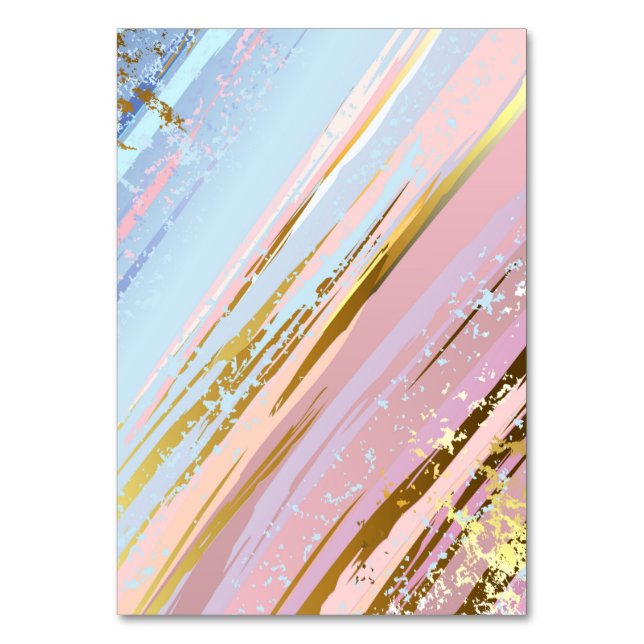 Texturerad Rosa - bakgrund Bordsnummer (Framsidan)