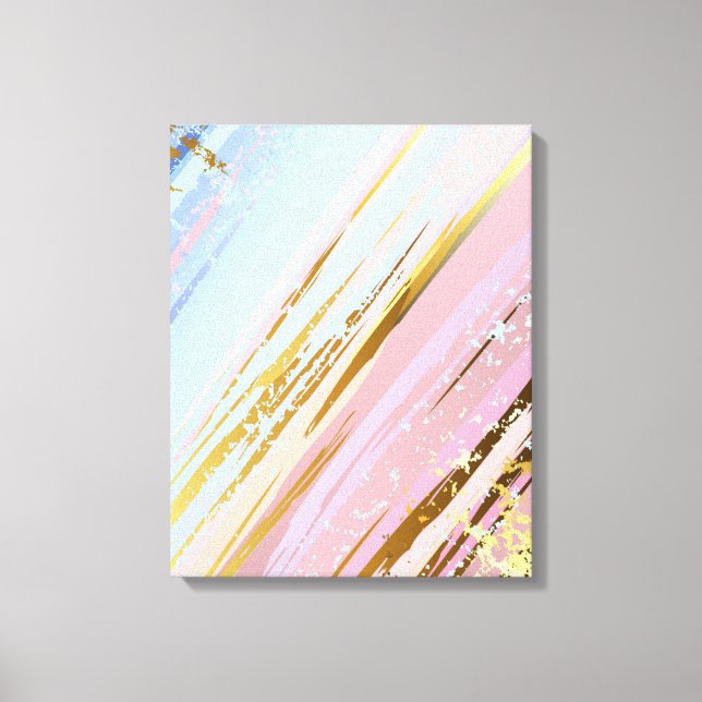 Texturerad Rosa - bakgrund Canvastryck (Framsida)