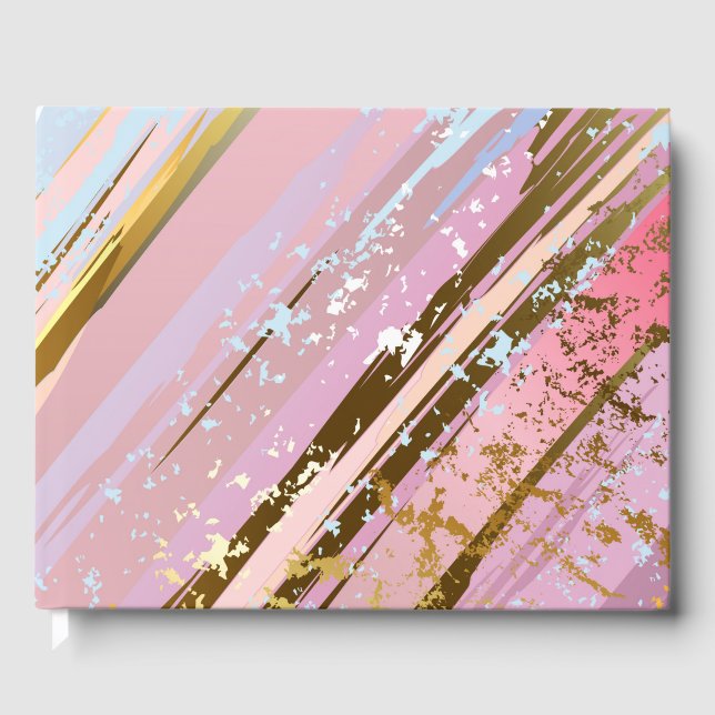 Texturerad Rosa - bakgrund Gästböcker (Framsida)