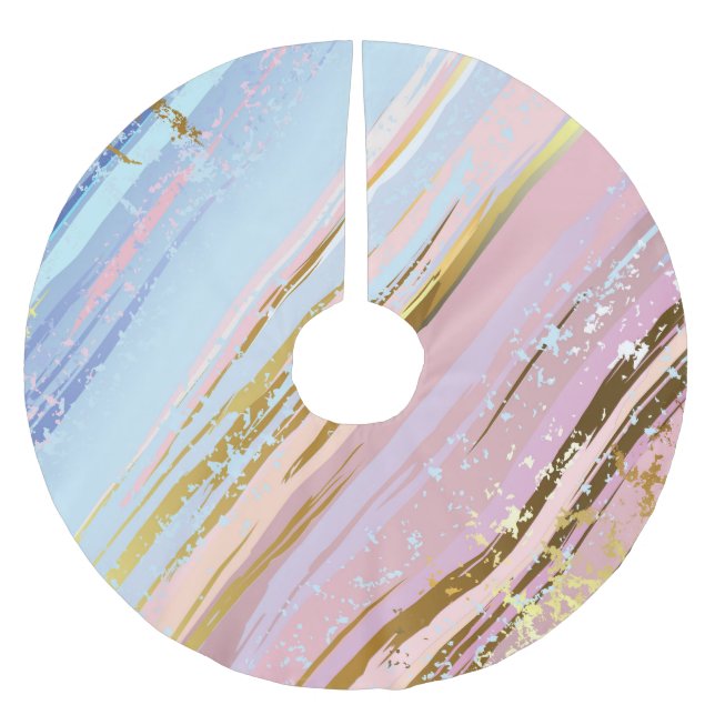 Texturerad Rosa - bakgrund Julgransmatta Borstad Polyester (Framsidan)