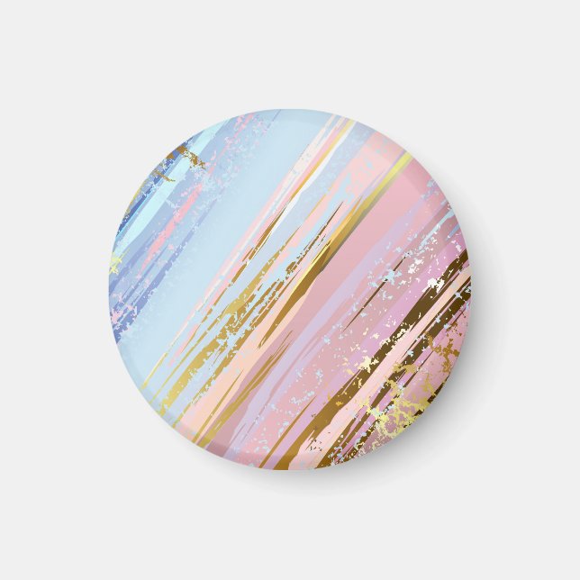 Texturerad rosa bakgrund magnet (Framsidan)