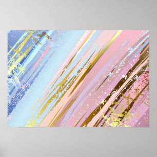 Texturerad Rosa - bakgrund Poster