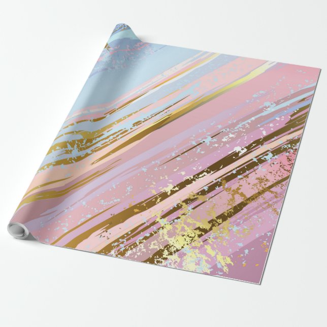 Texturerad rosa bakgrund presentpapper (Utrullad)