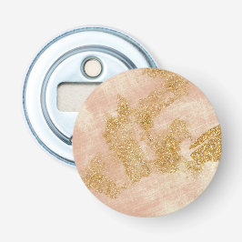 *~* Texturerad Rosa Guld Glitter Distress Golden Flasköppnare