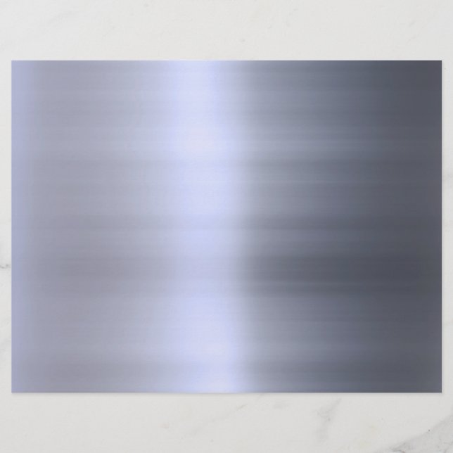 Texturerad Silver Metall Reklamblad (Framsidan)