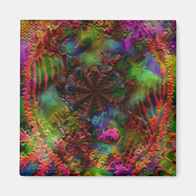 Texturerad skönhet magnet (Framsidan)