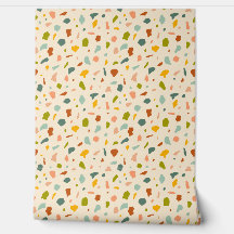 Texturerad sten Terrazzo Speckles - Cream