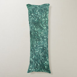 Texturerad sylt och grönaktiga cyanskuggningar kroppskudde