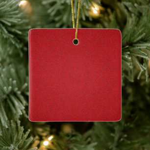 Texturerad Tomato Red Anpassningsbar Ornament
