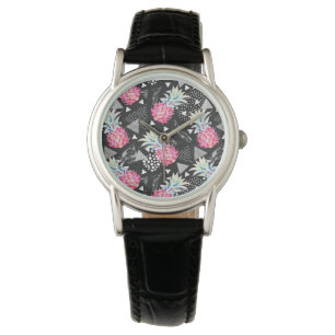 Texturerad triangelananas, Mönster Armbandsur