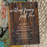 Texturerad Wood Handwrite Ingenting Finare, Just K Inbjudningar<br><div class="desc">Den här rustiska sviten innehåller ett grovt, texturerat lingfotot över bakgrunden och nyckelord som har återgivits med ett handskriftsteckensnitt med avslappnad med hjärtan för att pricka "i"s. I biet står det i textbilden "ingenting finare, bara kärlek". Använda mallen fält för din egen anpassningsbar som återges i ett modernt sans-serif-teckensnitt med...</div>