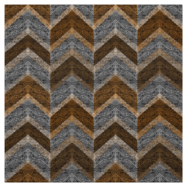 Texturerad, zigzag, grått och brun, linjer, klassi tyg (Provkarta)