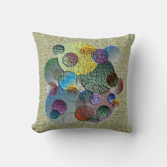 Texturerade bubblor kudde (Framsida)