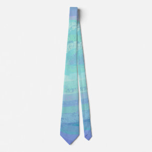 Texturerade glaciärblått slips