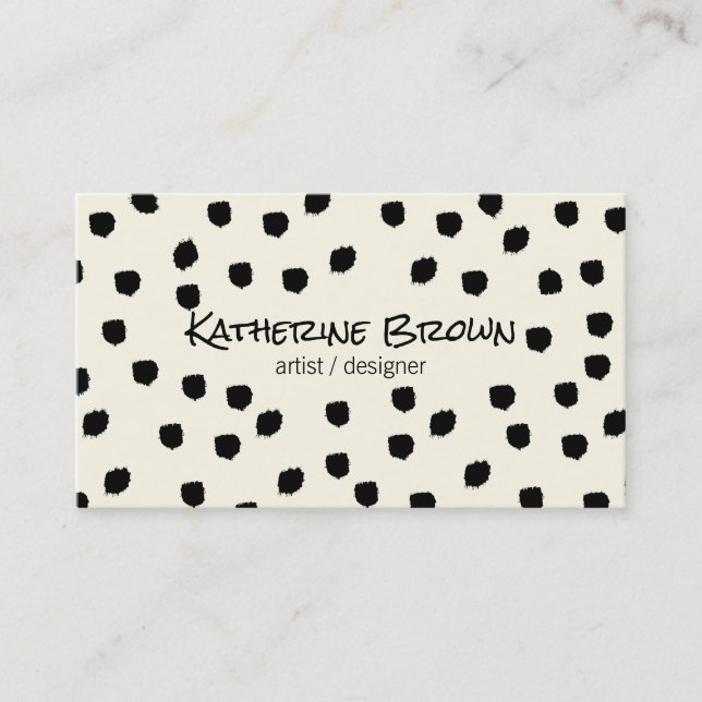 Texturerade märken/uttryck visitkort (Framsida)