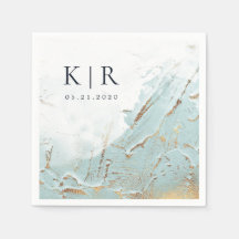 texturerade Pappra Napkins för det blå guld modern