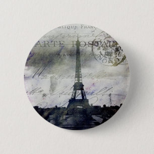 Texturerade Paris i lavendel Knapp