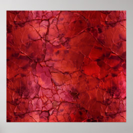 Texturerade, sprickor, vevar i djuprött poster