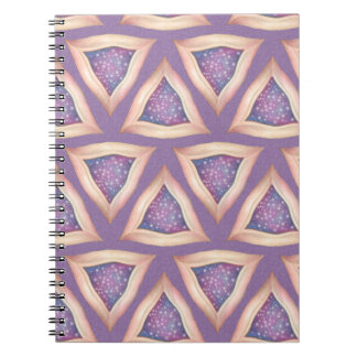 texturerade trianglar anteckningsbok