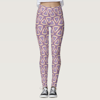 texturerade trianglar leggings
