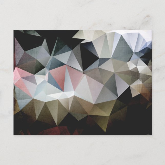 Texturerade trianglar vykort (Framsida)