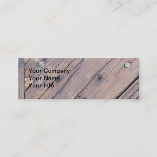 Texturerat decitex av barrträ mini visitkort