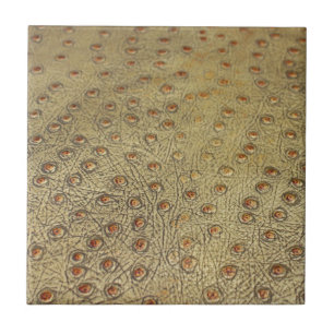 TEXTURERAT FAUXOSTRICHLÄDER KAKELPLATTA