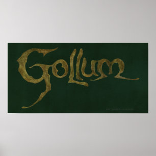 Texturerat GOLLUM™-namn - Poster
