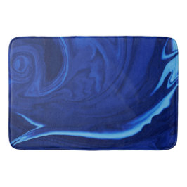 Texturerat handgjort för koboltblått bakgrund badrumsmatta