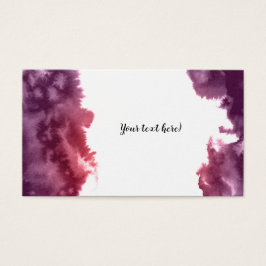 Texturerat kort med vattenfärg.