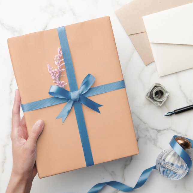 Texturerat Ljusorange Presentpapper (Gifting)