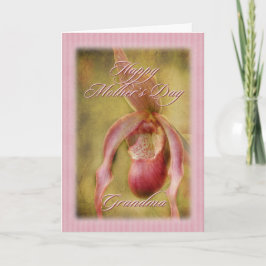 Texturerat Mors dag-kort av Dam-typ, Orchid-kort Kort