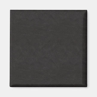 Texturerat svart läder 2 magnet